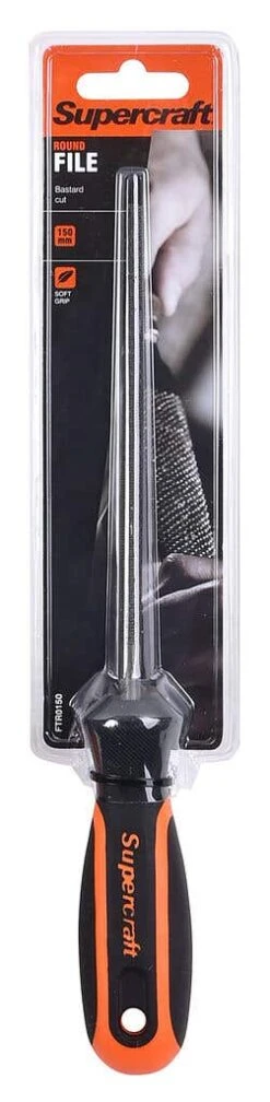 Supercraft Bastard Cut Round File 150mm