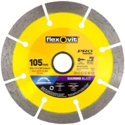 Flexovit Segmented Diamond Blade 105mm
