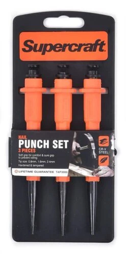 Supercraft Nail Punch Set Of 3