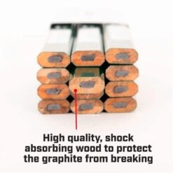 Crescent Lufkin Carpenters Pencil Hard Green -Tool Promotional Store 2236081 3 6