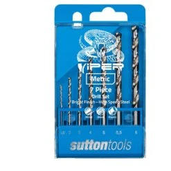 Sutton Tools Viper Jobber Drill Bit Set Metric - 7 Piece