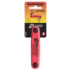 Bondhus GorillaGrip Hold Up Allen Key Set Metric 1.5-6mm - 7 Piece