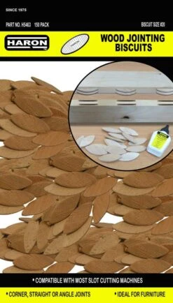 Haron Wood Jointing Biscuits No.20 — 150 Piece Pack