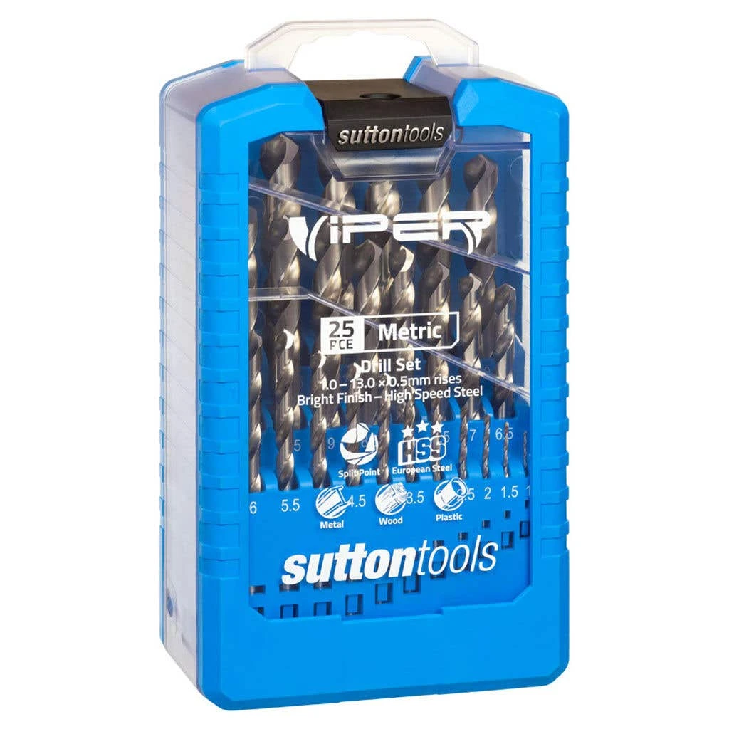 Sutton Tools Metric Viper Drill Bit Set - 25 Piece 2 Sutton Tools Metric Viper Drill Bit Set - 25 Piece - Image 2