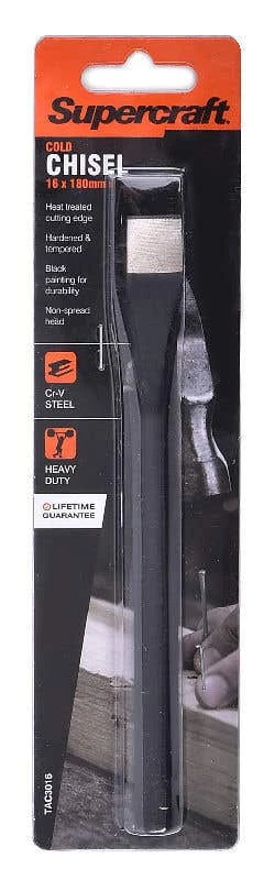 Supercraft Cold Chisel 16 X 180mm 1 Supercraft Cold Chisel 16 X 180mm