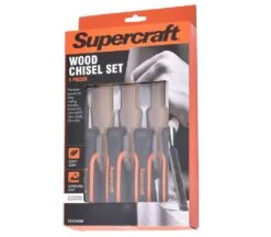 Supercraft Wood Chisel Set - 4 Pack