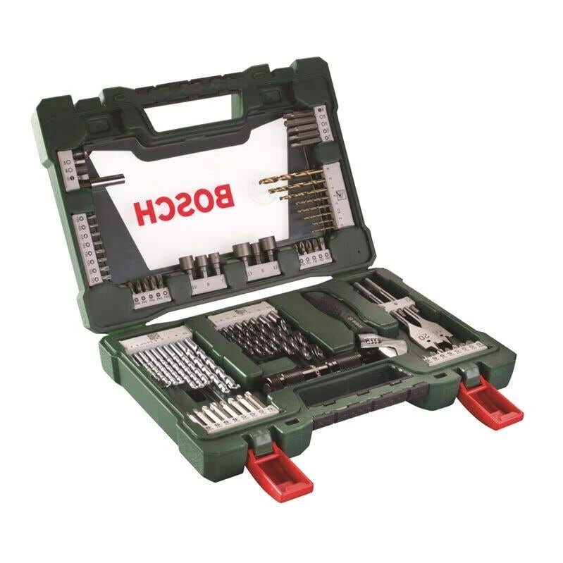 Bosch V-Line Titanium And Screwdriver Drill Bit Set - 83 Piece 1 Bosch V-Line Titanium And Screwdriver Drill Bit Set - 83 Piece