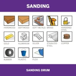 Dremel Sanding Band Accessory 60 Grit 6.4mm -Tool Promotional Store 3373263 3 66