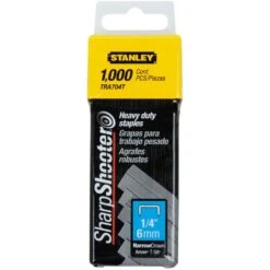 Stanley Heavy Duty Staples 6mm - 1000 Pack 3 Stanley Heavy Duty Staples 6mm - 1000 Pack -Tool Promotional Store 3415627 1 2