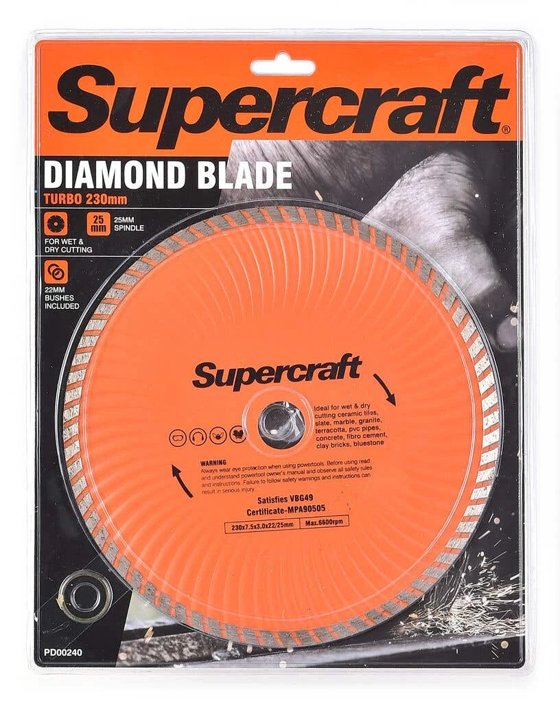 Supercraft Blade Diamond Turbo 230mm 1 Supercraft Blade Diamond Turbo 230mm