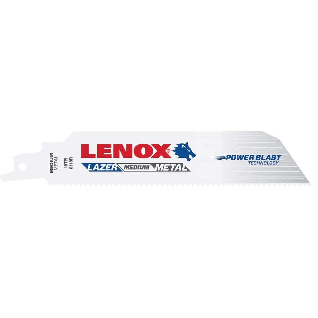 Lenox Reciprocating Lazer Metal Blade Medium 150mm - 5 Pack 1 Lenox Reciprocating Lazer Metal Blade Medium 150mm - 5 Pack