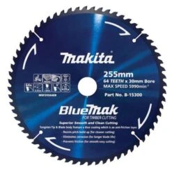 Makita Saw Blade BlueMak 255 X 30mm Bore X 64T