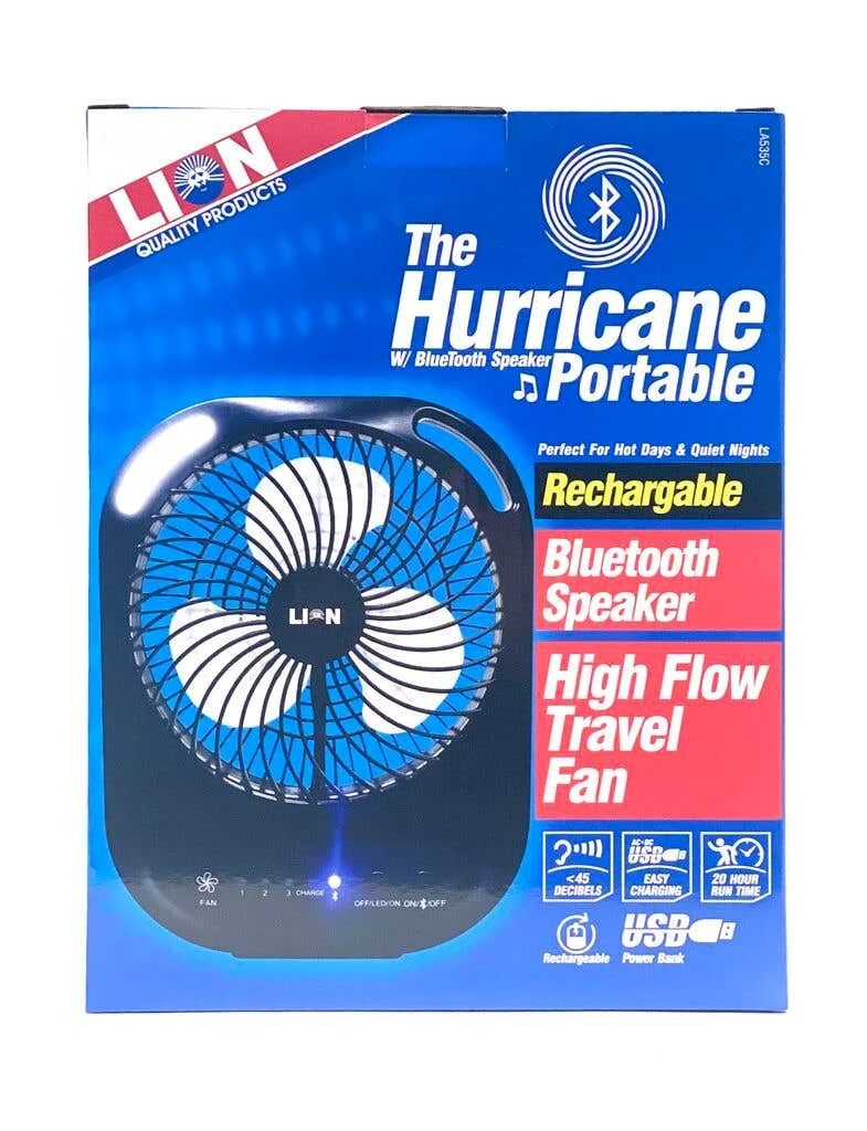 Lion Portable Fan With Bluetooth Speaker 2 Lion Portable Fan With Bluetooth Speaker - Image 2