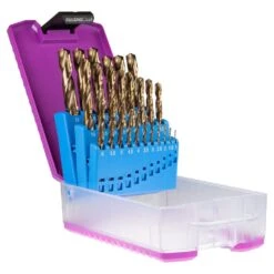 Sutton Tools Heavy Duty Cobalt Jobber Drill Bit Set Metric - 25 Piece