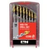 P&N HSS TiN Drill Set 1.0 - 10.0 X 0.5mm - 19 Piece
