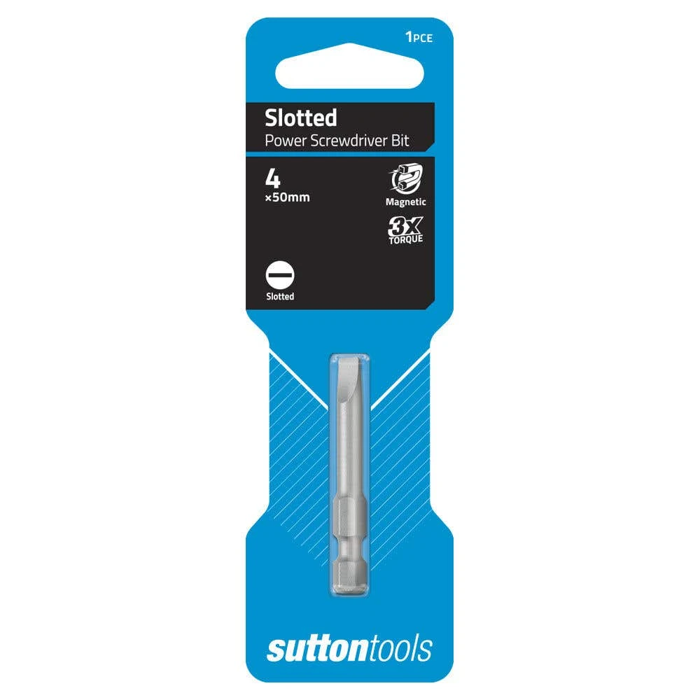 Sutton Tools Screwdriver Bit Slotted 1 Sutton Tools Screwdriver Bit Slotted