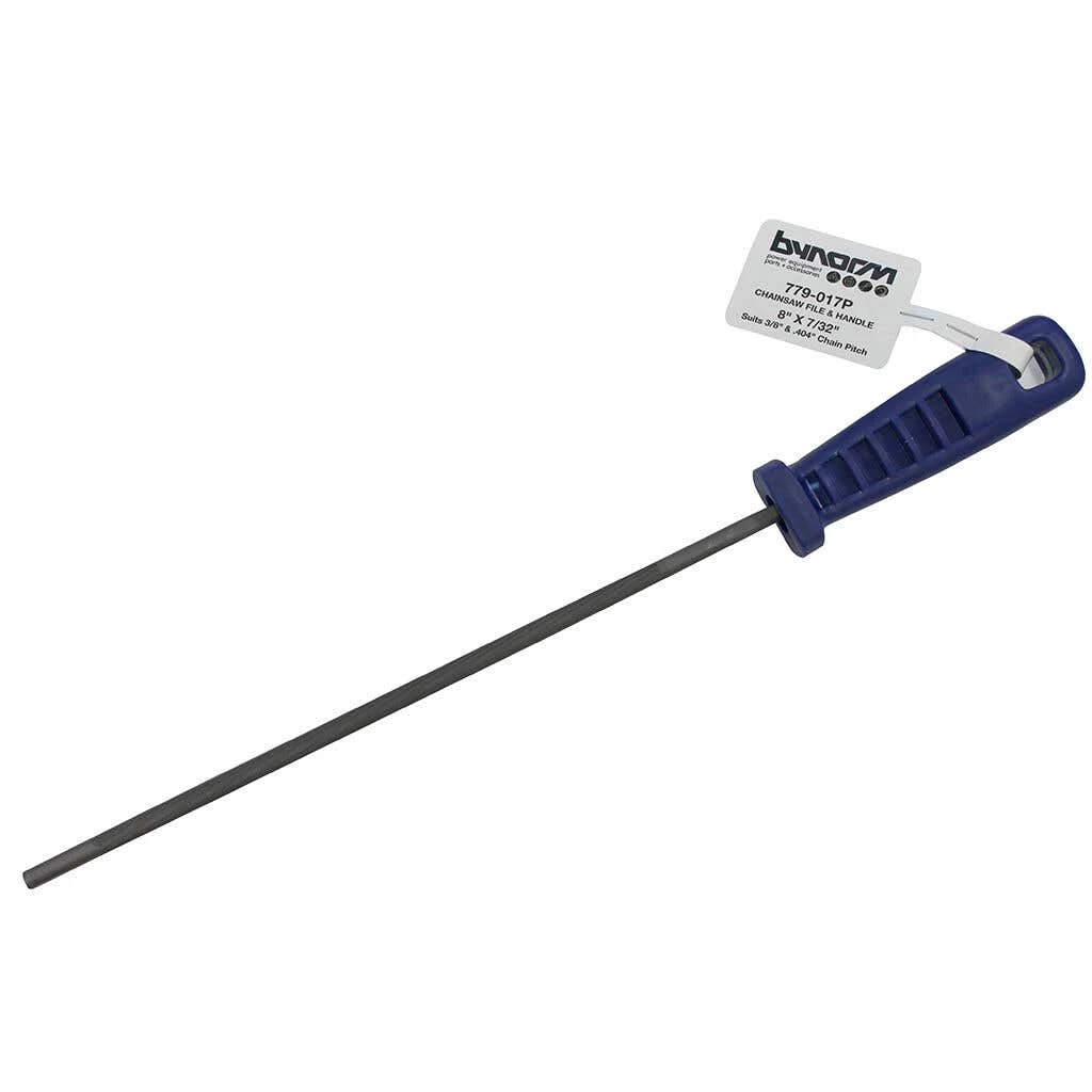 Bynorm Chainsaw Round Chain File And Handle 7/32" 1 Bynorm Chainsaw Round Chain File And Handle 7/32"