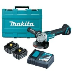 Makita 18V Brushless 125mm Slide Switch Angle Grinder Kit DGA504RTE