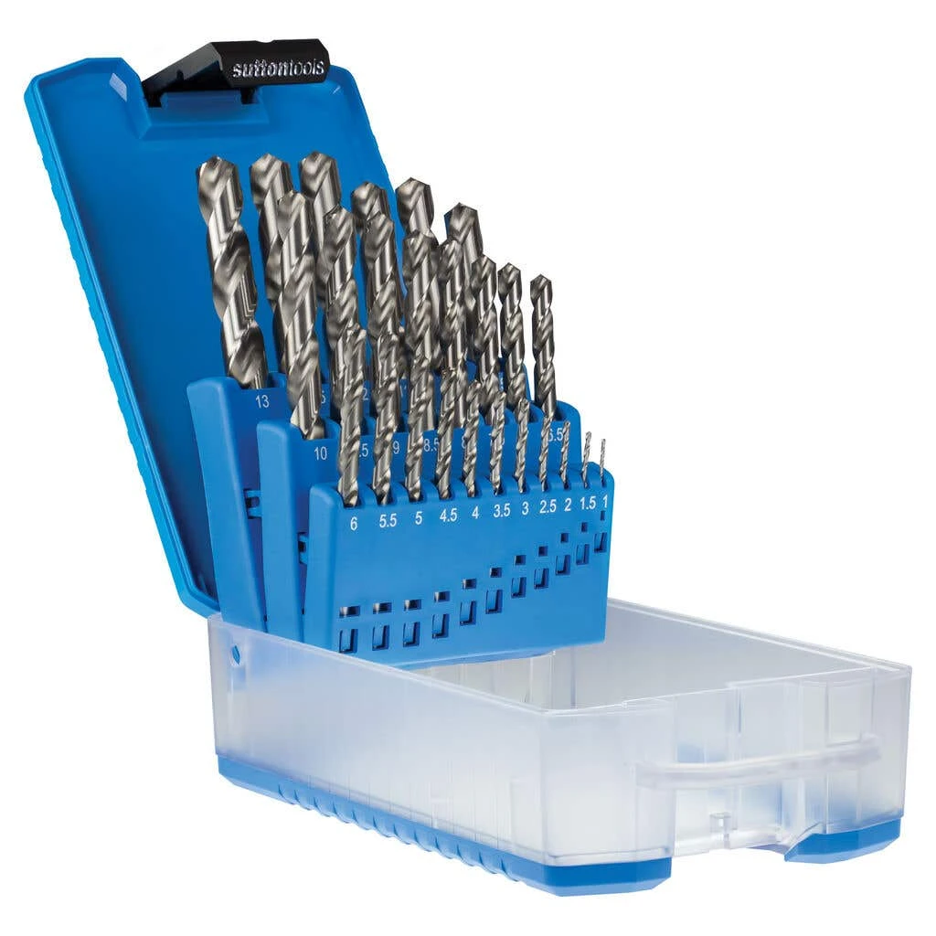 Sutton Tools Silver Bullet HSS Jobber Drill Set 1-13.0mm - 25 Piece 2 Sutton Tools Silver Bullet HSS Jobber Drill Set 1-13.0mm - 25 Piece - Image 2