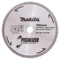 Makita Specialized TCT Saw Blade Cold Metal Cutting 70T 185mm X 20mm