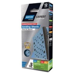 Norton Sanding Sheet P80 Grit 93 X 185mm - 12 Pack