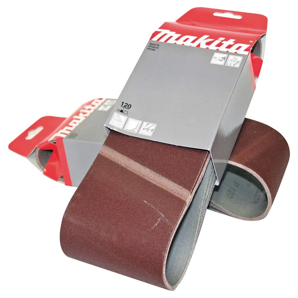 Makita Abrasive Belt P120 100 X 610mm - 5 Pack 1 Makita Abrasive Belt P120 100 X 610mm - 5 Pack