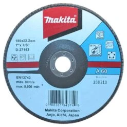 Makita Flap Disc Aluminium Oxide 60G 180mm