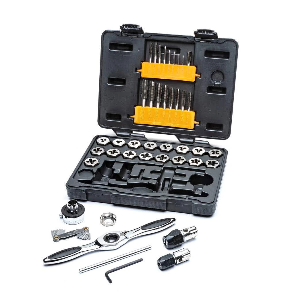 Gearwrench Metric Ratcheting Tap And Die Set - 42 Piece 1 Gearwrench Metric Ratcheting Tap And Die Set - 42 Piece