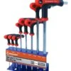 Crescent Hex Key T Handle Set With Stand MET - 8 Piece