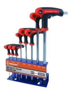 Crescent Hex Key T Handle Set With Stand MET - 8 Piece