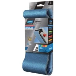 Norton Sanding Belt P36 Grit 100 X 610mm - 3 Pack