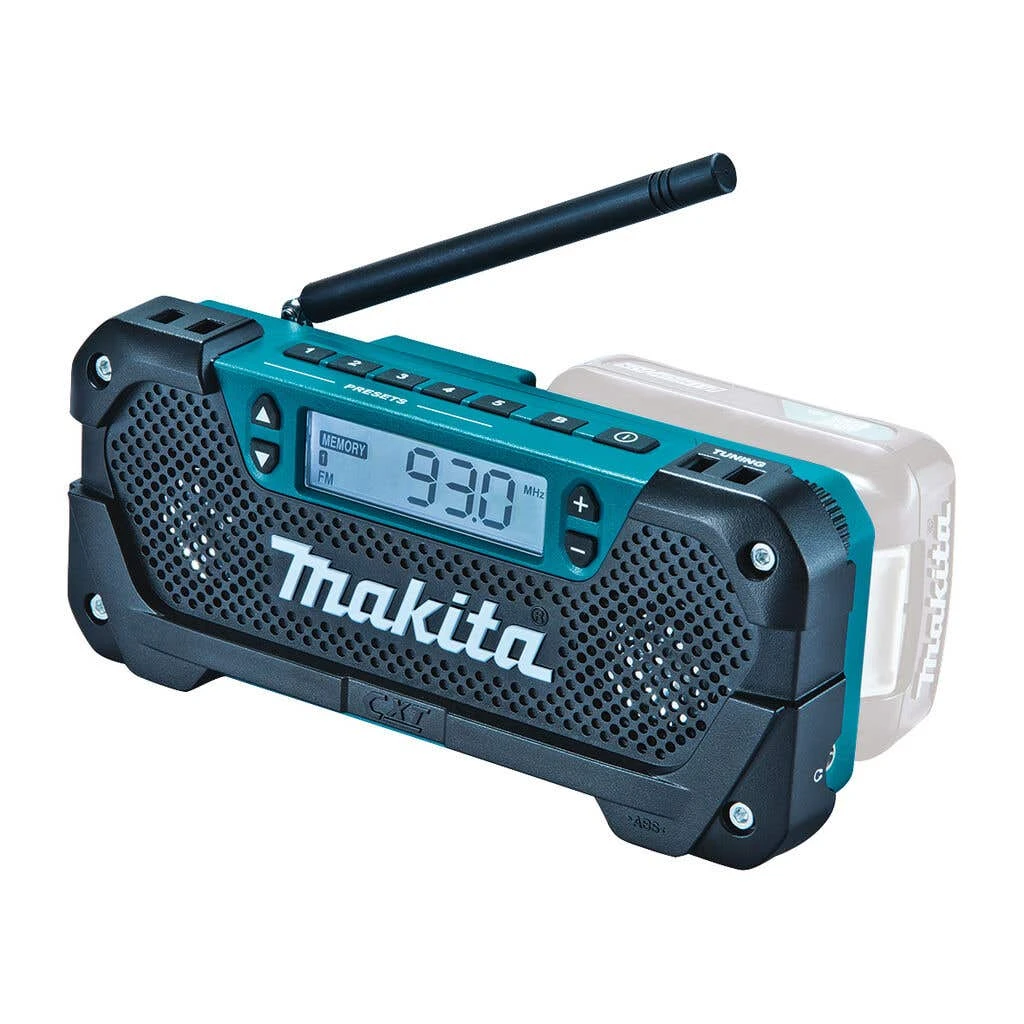 Makita 12V Jobsite Radio Skin MR052 1 Makita 12V Jobsite Radio Skin MR052