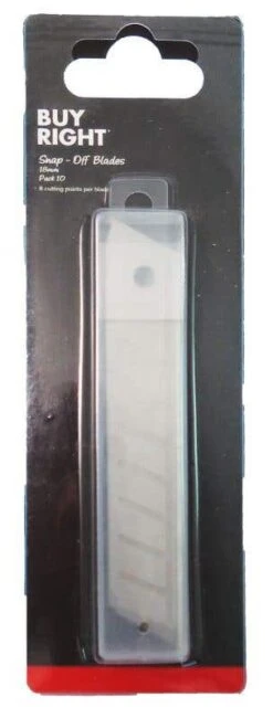 Buy Right Snap Knife Replacement Blades 18mm - 10 Pack