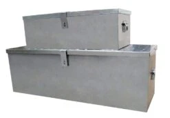Storage Geelong Tool Box Galvanised Steel - 2 Pack