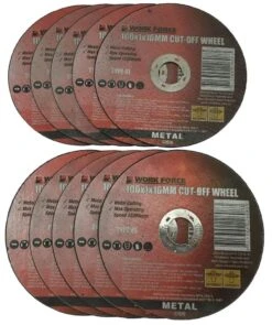 Work Force Metal Cutting Disc 100 X 1 X 16mm - 10 Piece