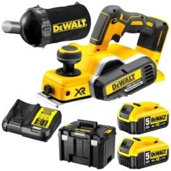 DEWALT 18V 5.0Ah XR Li-Ion Brushless Planer Kit - DCP580P2-XE