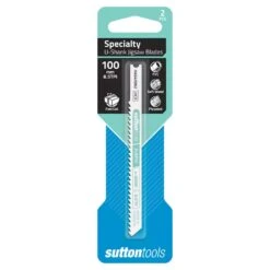 Sutton Tools T-Shank Jigsaw Blade Specialty Plastics 100mm - 2 Piece