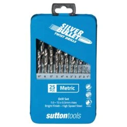 Sutton Tools Silver Bullet Jobber Drill Set 1.0-13 X 0.5mm - 25 Piece