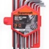 Supercraft Allen Key SAE Long Ball - 10 Piece