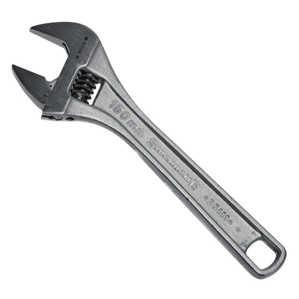 Sidchrome Premium Chrome Adjustable Wrench 100mm 1 Sidchrome Premium Chrome Adjustable Wrench 100mm