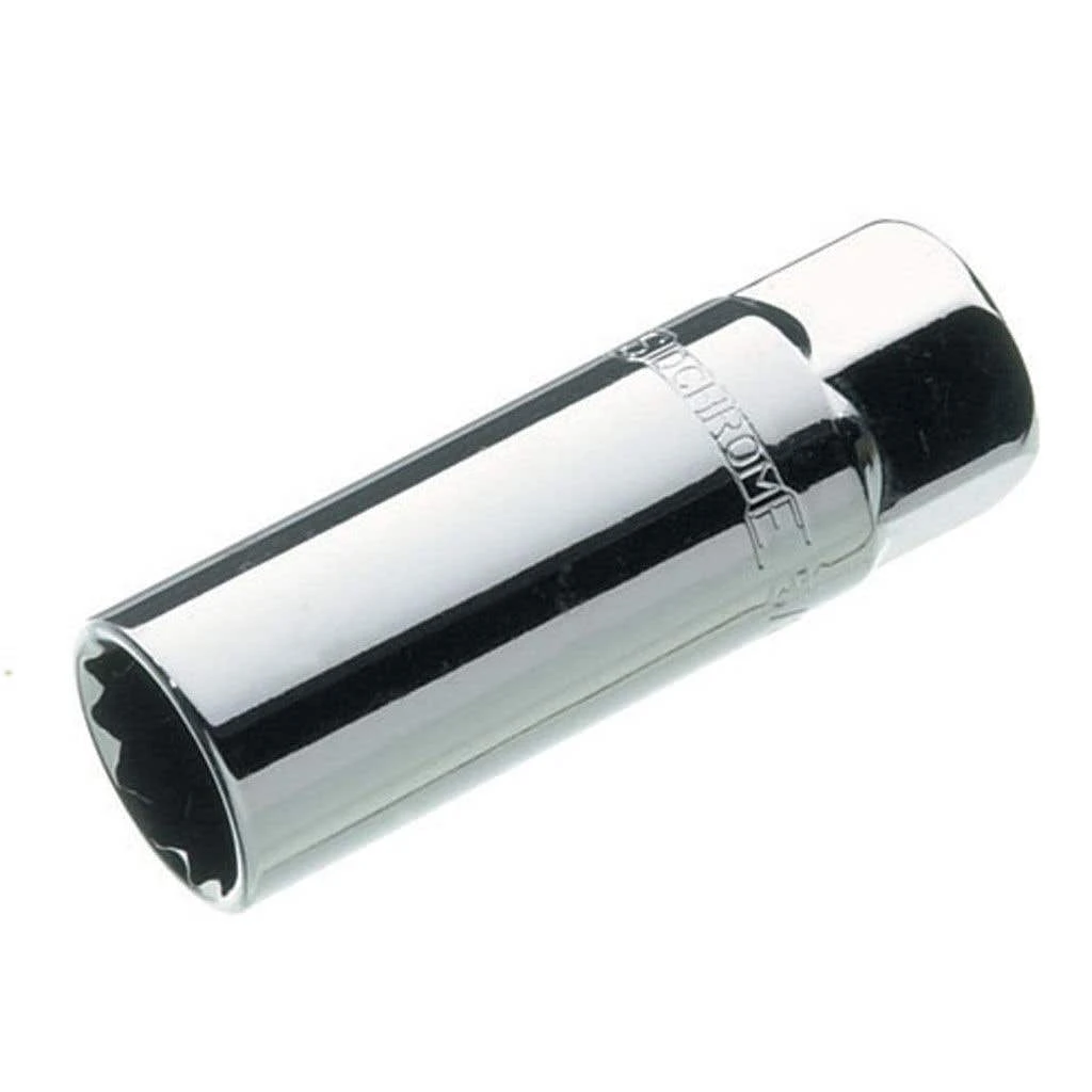 Sidchrome 12 Point Socket Spark Plug 1/2" Drive 13/16" 1 Sidchrome 12 Point Socket Spark Plug 1/2" Drive 13/16"