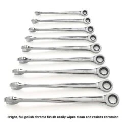GEARWRENCH 12 Point XL X-Beam Ratcheting Combination SAE Wrench Set - 9 Piece -Tool Promotional Store 5888789 2 6