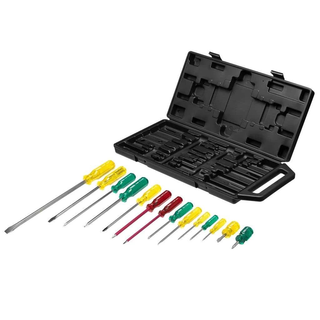 Stanley Industrial Acetate Handle Screwdriver Set - 14 Piece 2 Stanley Industrial Acetate Handle Screwdriver Set - 14 Piece - Image 2