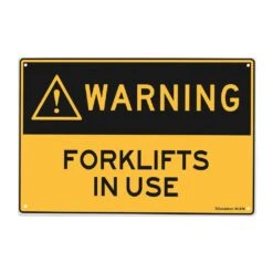 Sandleford Warning Forklifts In Use Sign