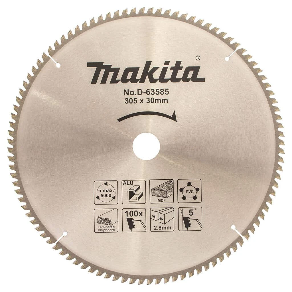 Makita Multi Cut TCT Saw Blade 100T 305 X 30mm 1 Makita Multi Cut TCT Saw Blade 100T 305 X 30mm