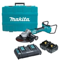 Makita 18V X 2 Brushless AWS 230mm (9") Angle Grinder Kit DGA901T2U1
