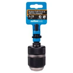 Sutton Tools Keyless Drill Chuck & SDS Plus Adaptor 2-13mm