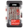P&N HSS Drill Set With Countersink Bright - 25 Piece