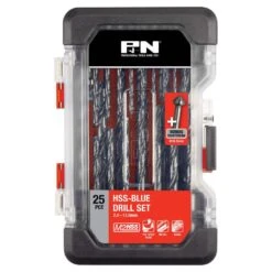 P&N HSS Drill Set With Countersink Blue - 25 Piece