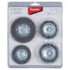 Makita Wire Brush Set For Drills - 4 Piece